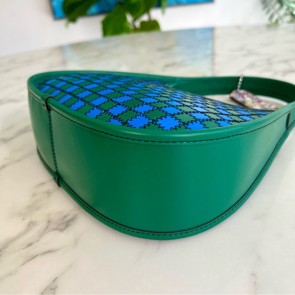 COACH Coachtopia Ergo Shoulder Bag in Mini Checkerboard Upcrafted Leather CK112 - Picture 10 of 14